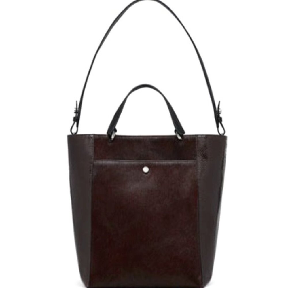 elizabeth & james eloise large tote bag chocolate - new